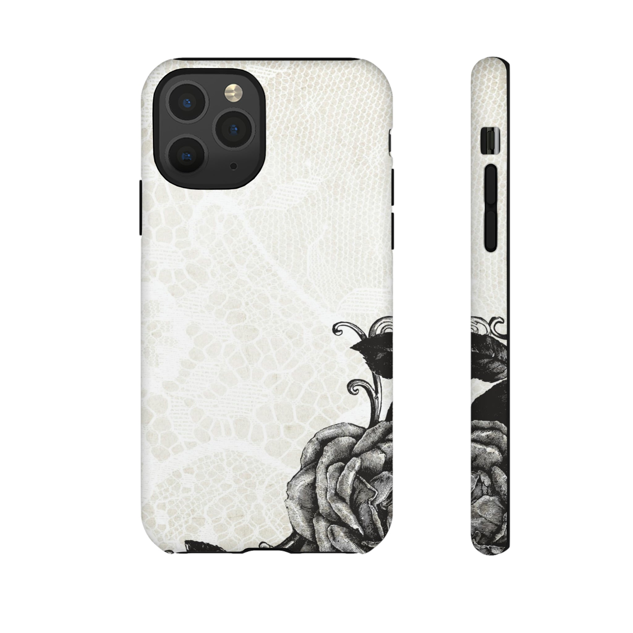 Rosett Gothic Flower - Protective Phone Case