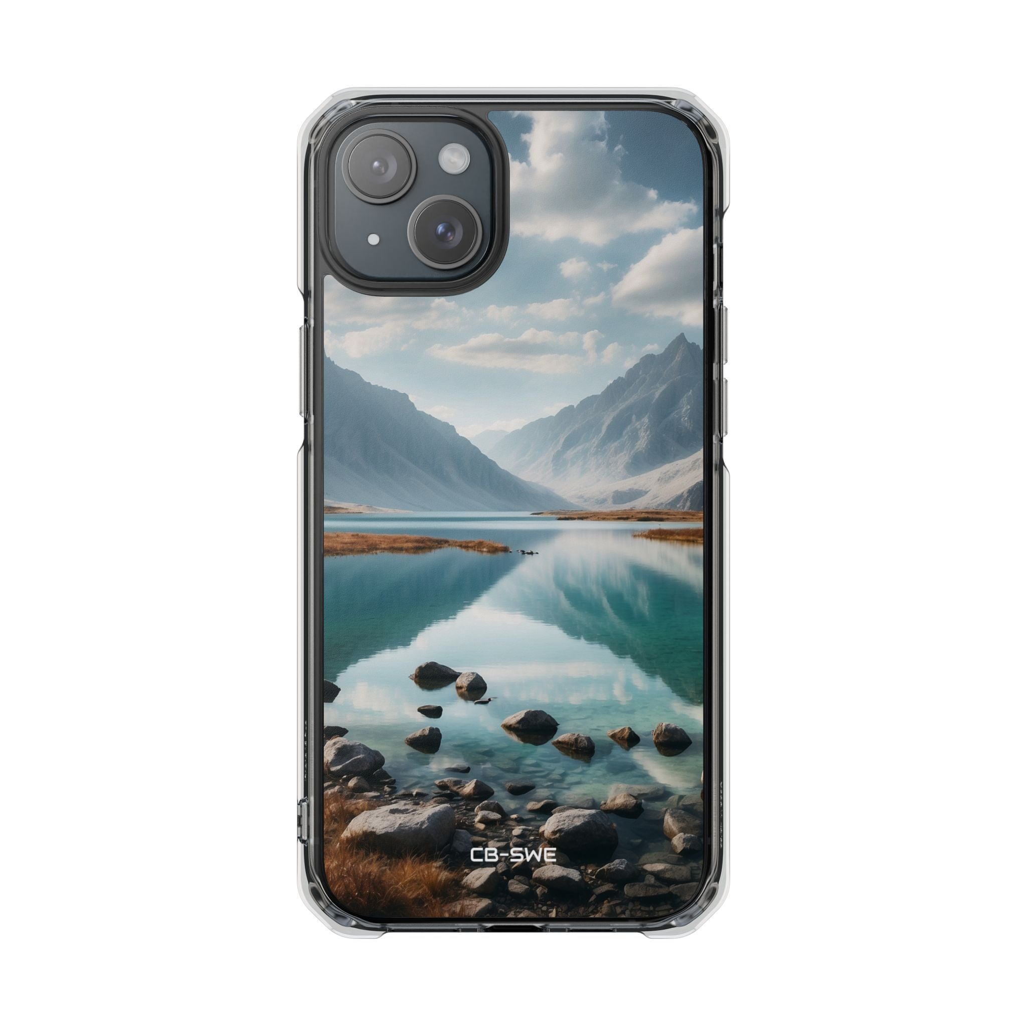Mountain Reflections Swim iPhone Case - Impact