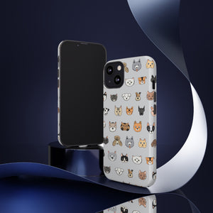 Cats n Dogs Pattern iPhone Case (Protective) Phone Case