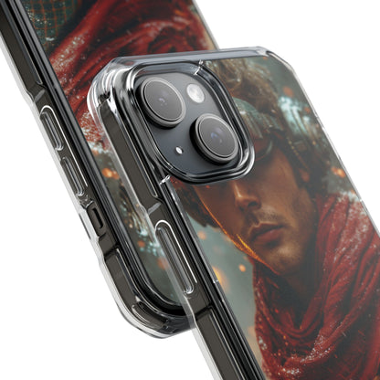 Futuristic Steampunk Explorer iPhone 15 - Impact Clear+