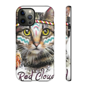 Red Cloud Cat - Protective Phone Case