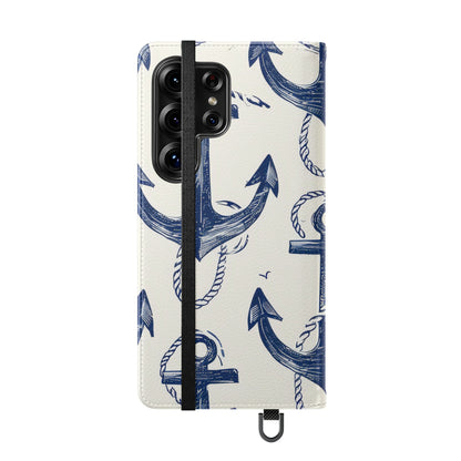 Blue Anchor Breeze - Samsung S25 Ultra Case - Wallet