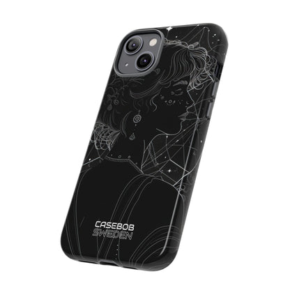 Celestial Bloom Silhouette iPhone 14 - Tough