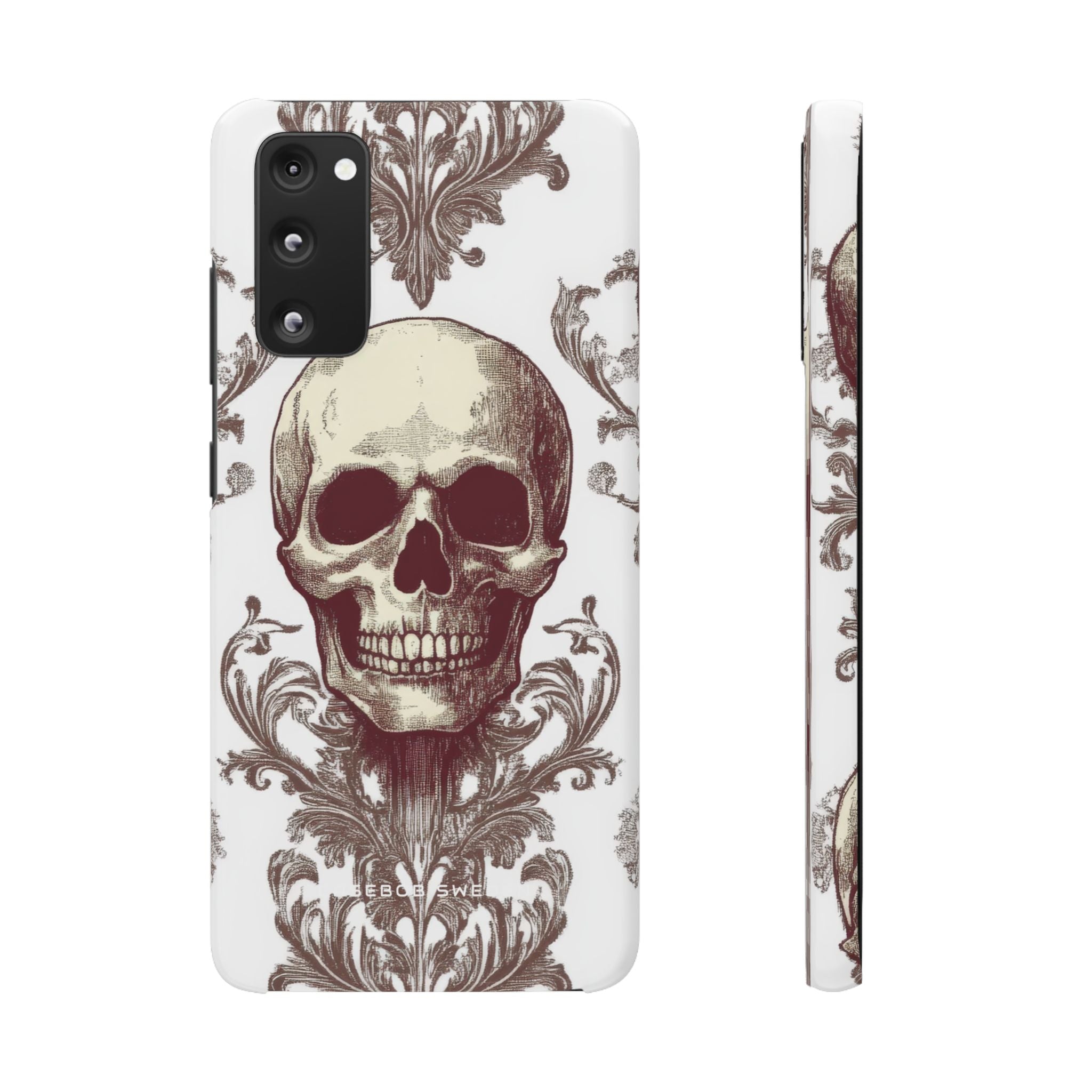 Gothic Skulls and Ornate Foliage Samsung S20 - Slim Phone Case