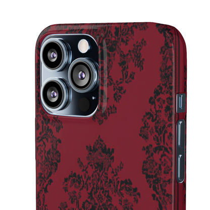 Gothic Crimson Elegance iPhone 13 - Slim Phone Case