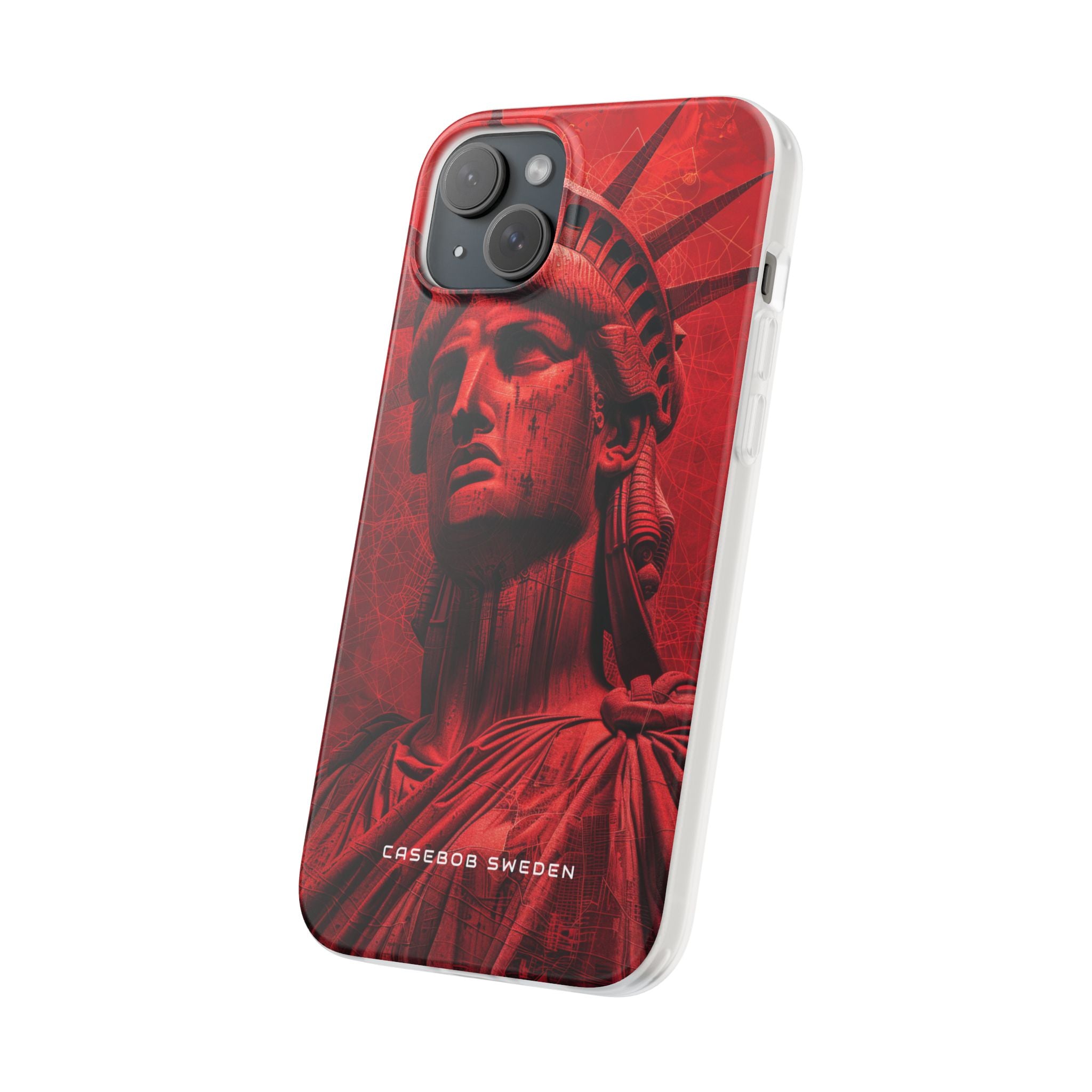 Zen Red Liberty Vision iPhone 15 - Flexi Phone Case