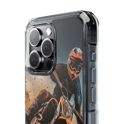 Rider Amidst Desert Fury iPhone Case - Impact