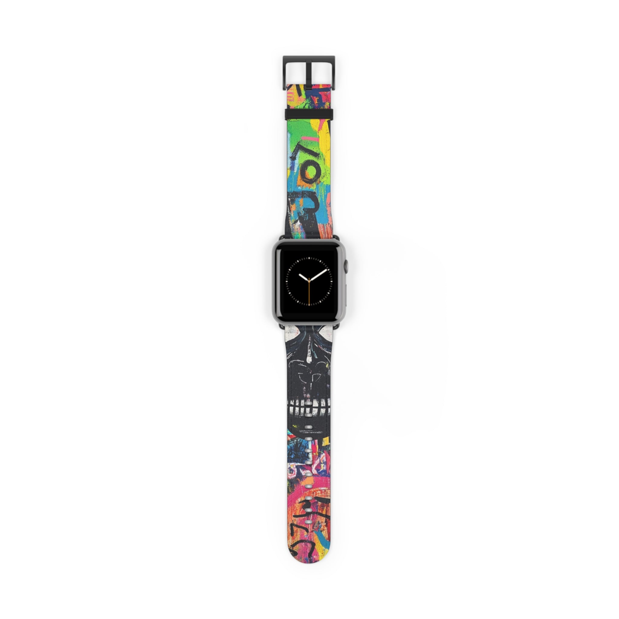 Neon Skull Burst - Watch Band