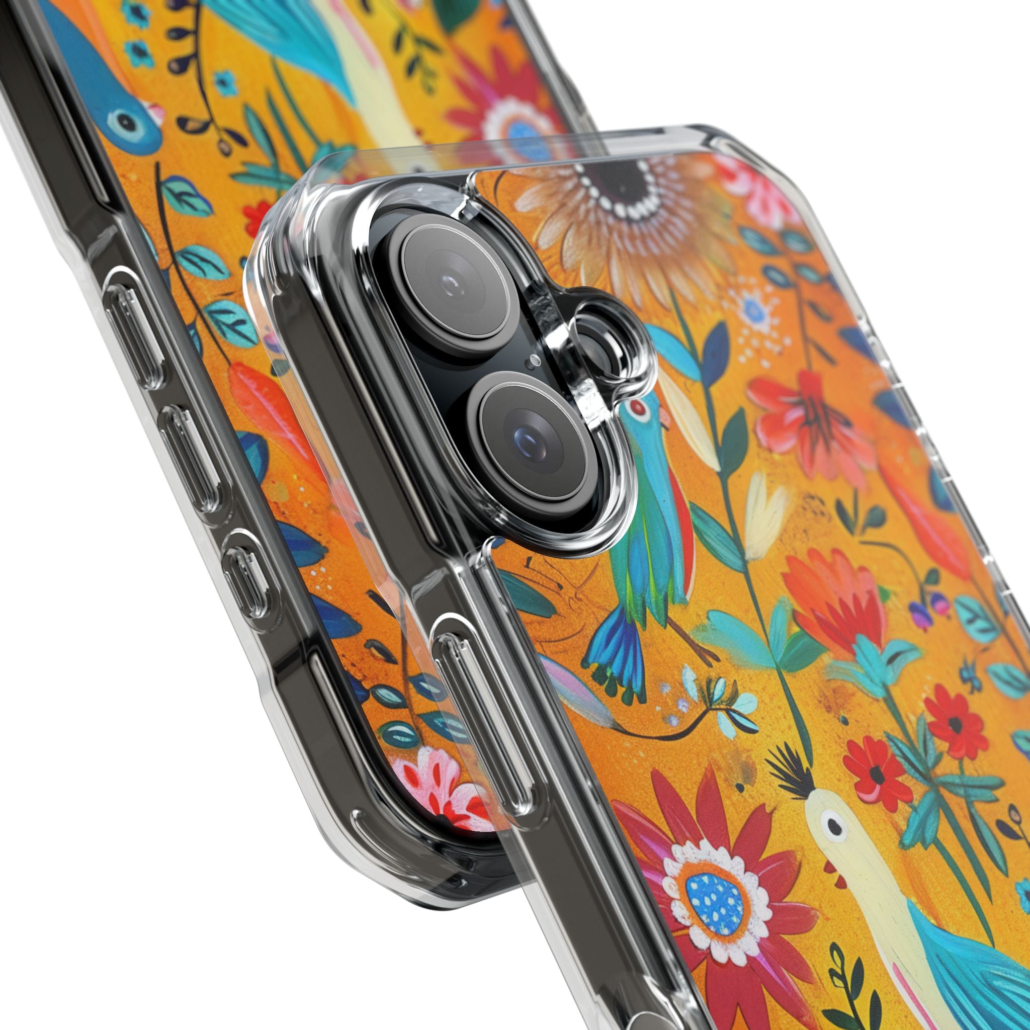 Colorful Birds Bloom iPhone 15 Case - Impact