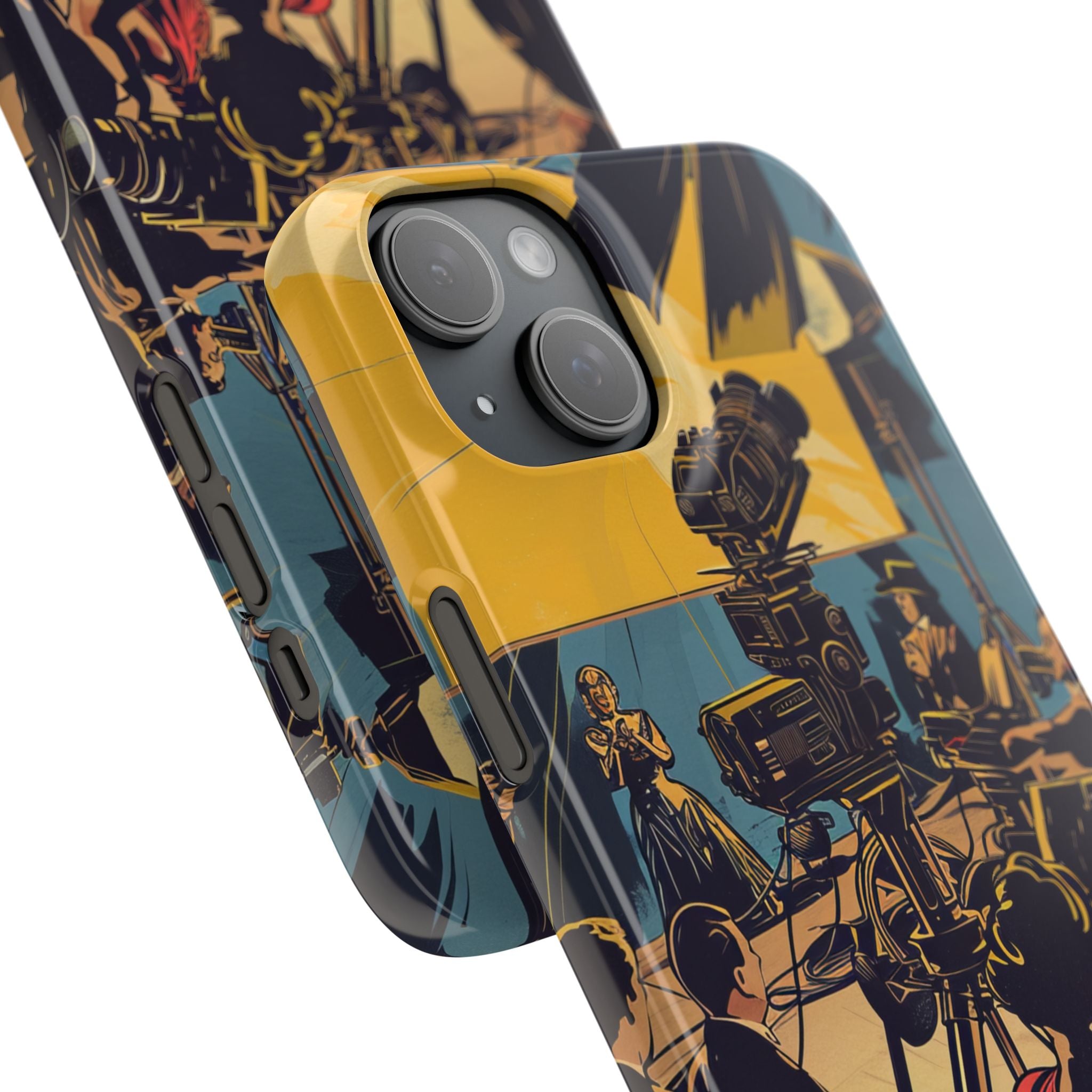 Golden Era Cinematic Spotlight iPhone 15 - Slim Phone Case