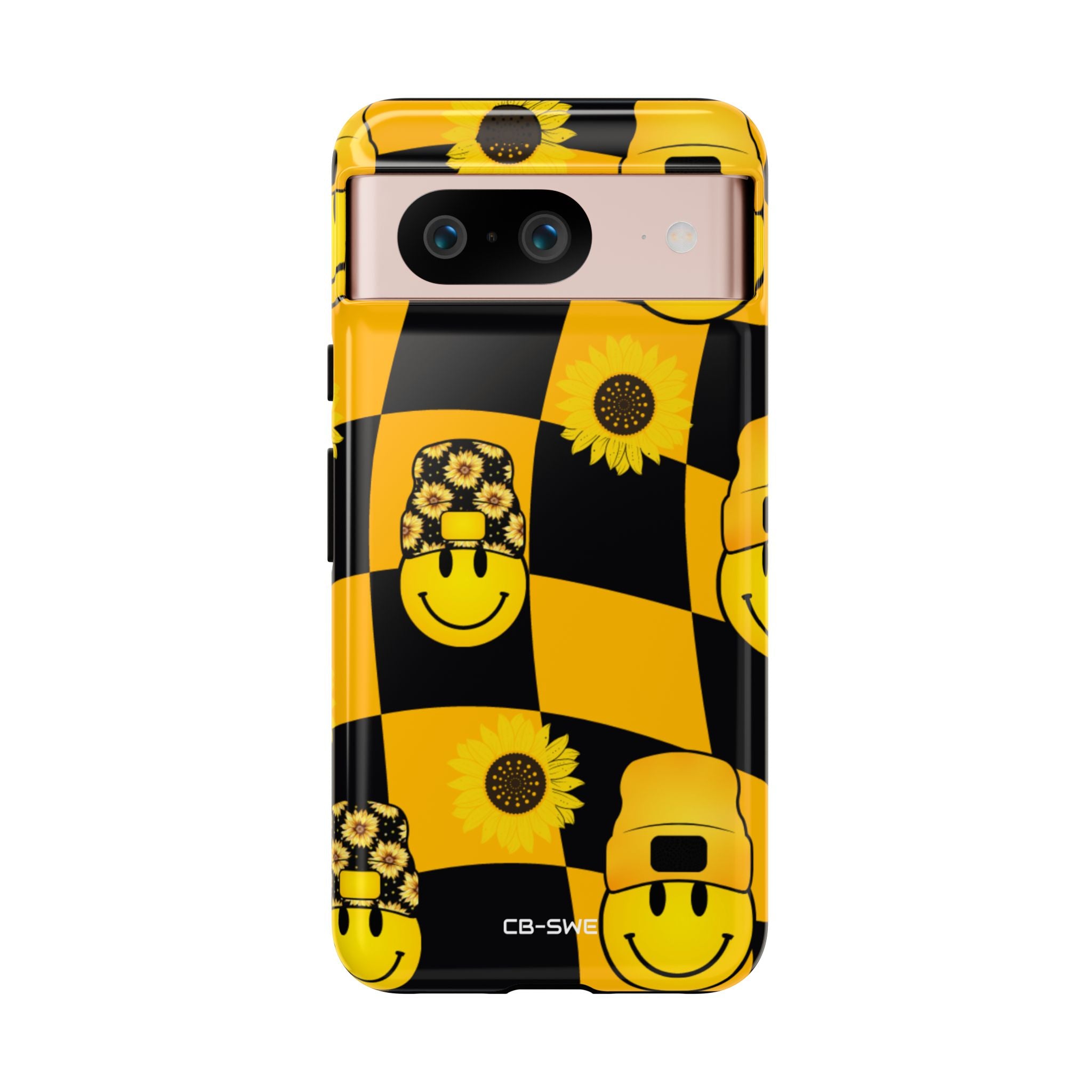 Joyful Checkered Smiles - Google Pixel Case