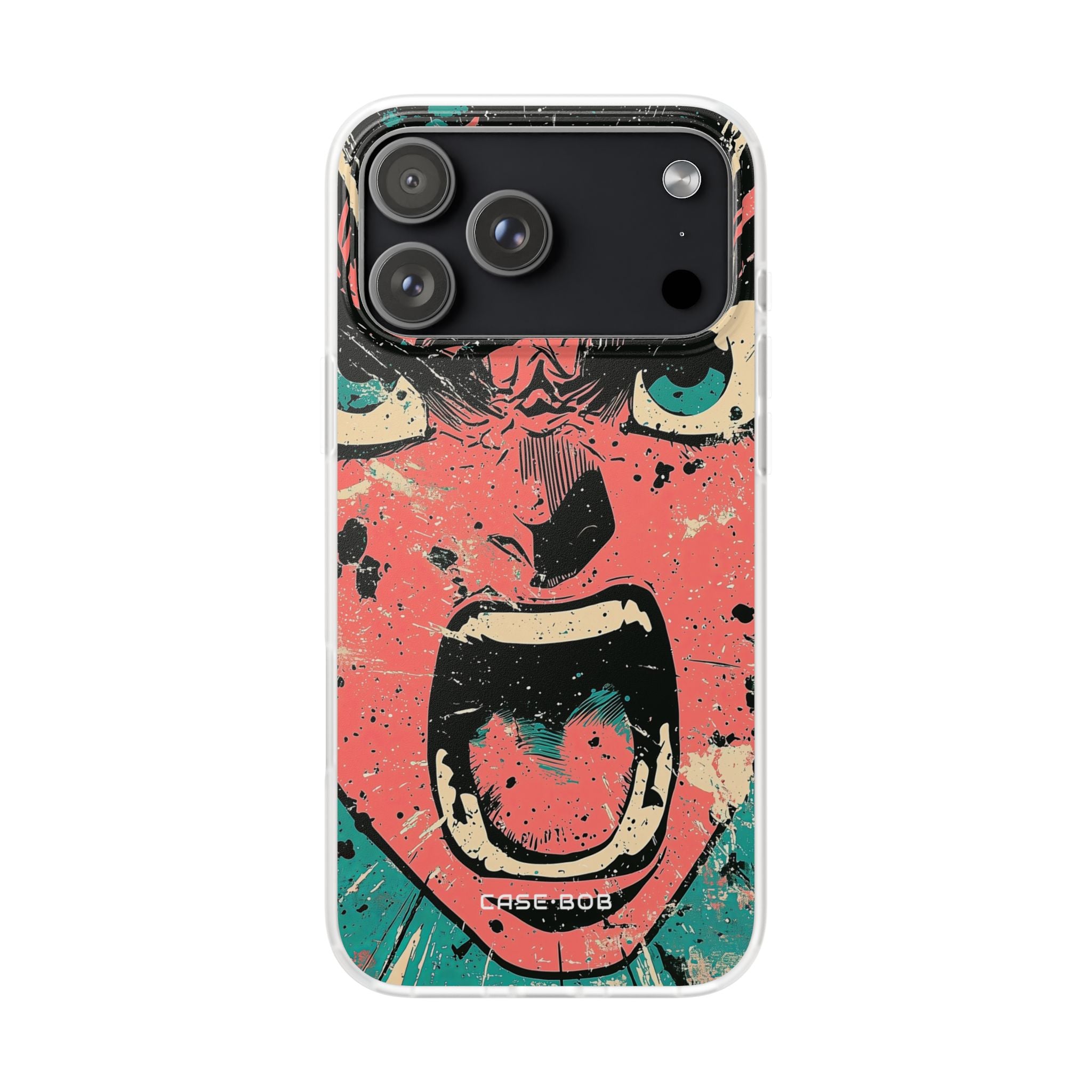 Screaming Face Pink iPhone 17 Pro MaxCase - Soft