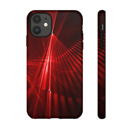 Red Disco Lights - Protective Phone Case