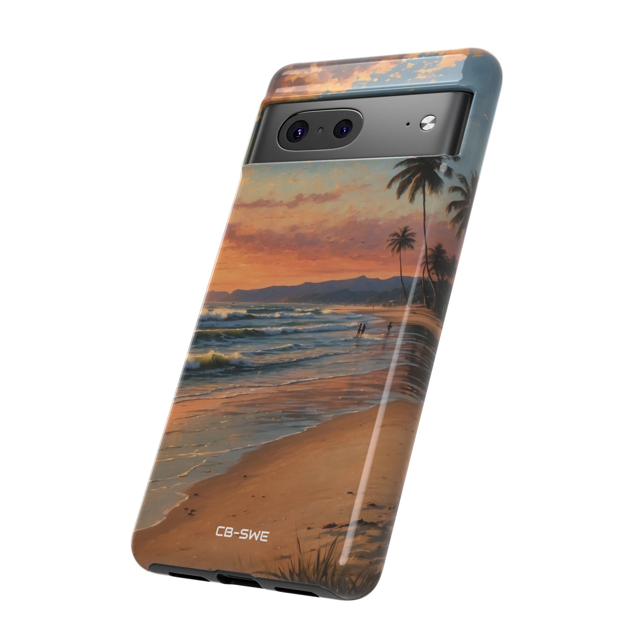 Golden Waves Embrace - Google Pixel Case