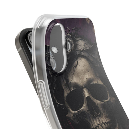 Gothic Skull Crown iPhone 16 Case - Soft
