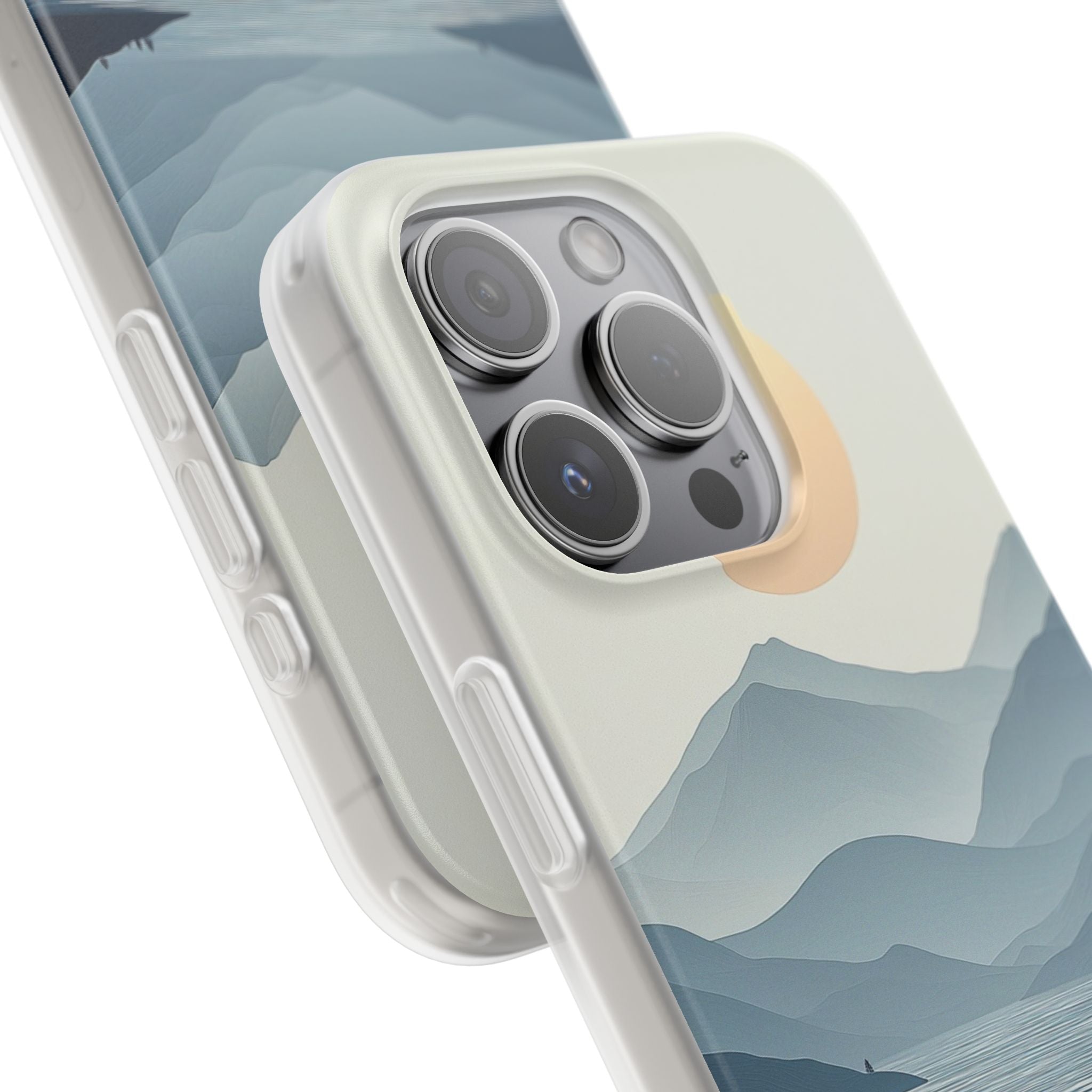 Golden Horizon iPhone 15 Pro Case - Soft