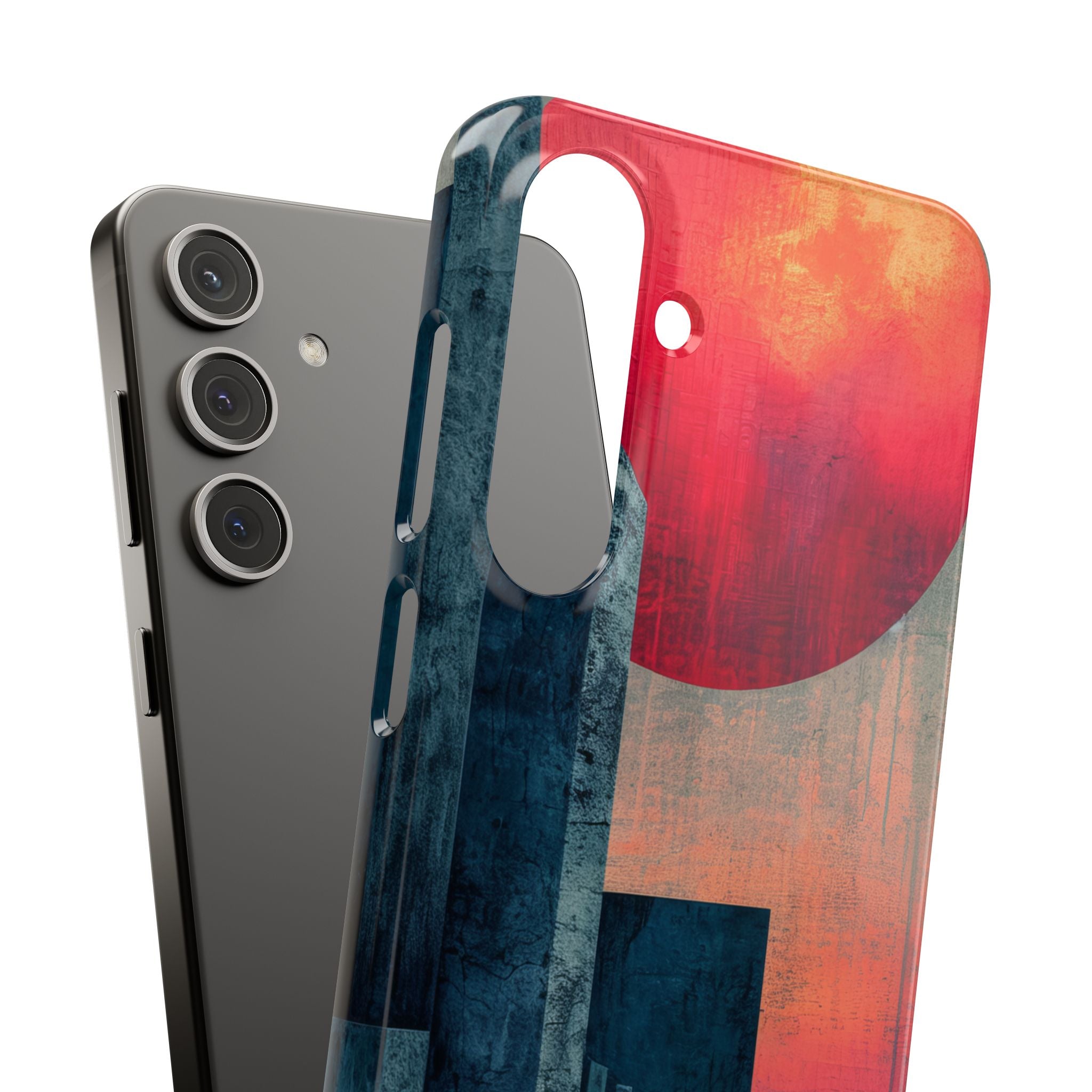 Abstract Geometric Skyline - Slim Samsung S24 Phone Case