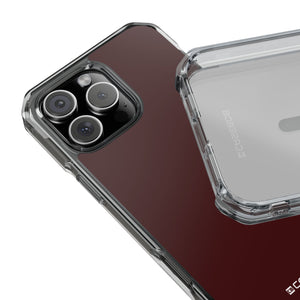 Oxblood Red | Phone Case for iPhone (Clear Impact Case - Magnetic)