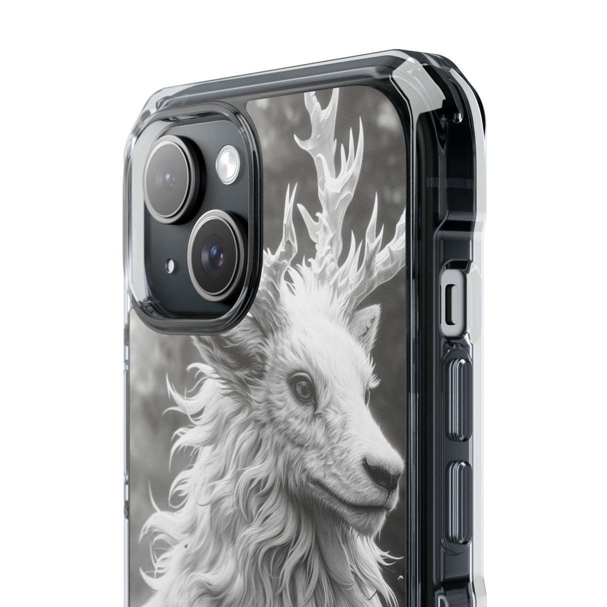 Majestic Forest Guardian - Phone Case for iPhone (Clear Impact - Magnetic)