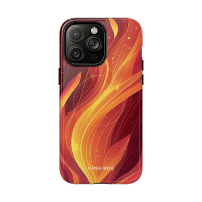 Flaming Flow iPhone 14 Pro Max Case - Tough+