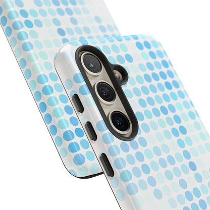 Blue Pixels - Protective Phone Case