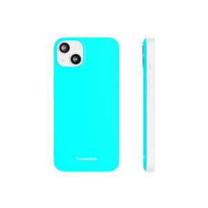 Aqua Blue | Phone Case for iPhone (Flexible Case)