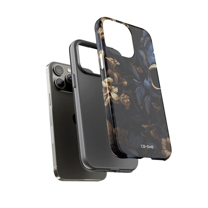 Gothic Floral Skull - iPhone Case