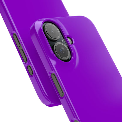 Dunkelviolettes iPhone 16 - Schlanke Handyhülle