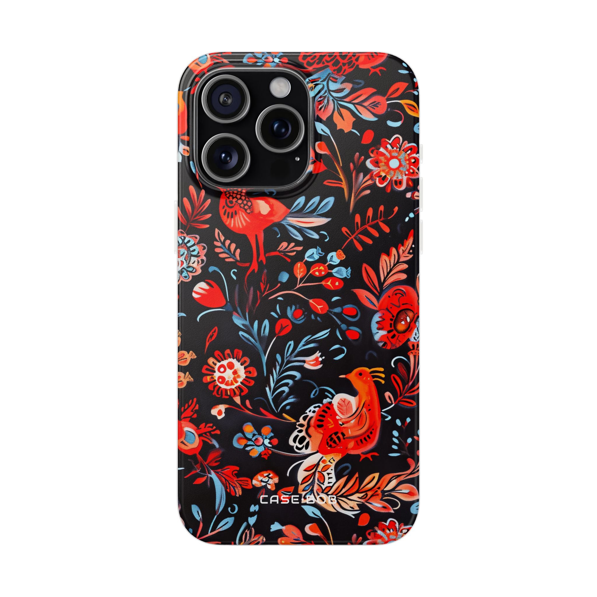 Vivid Birdscape iPhone 15 Pro Max Case - Soft