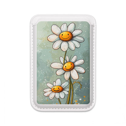 Smiling Daisies Burst Wallet – MagSafe Ready