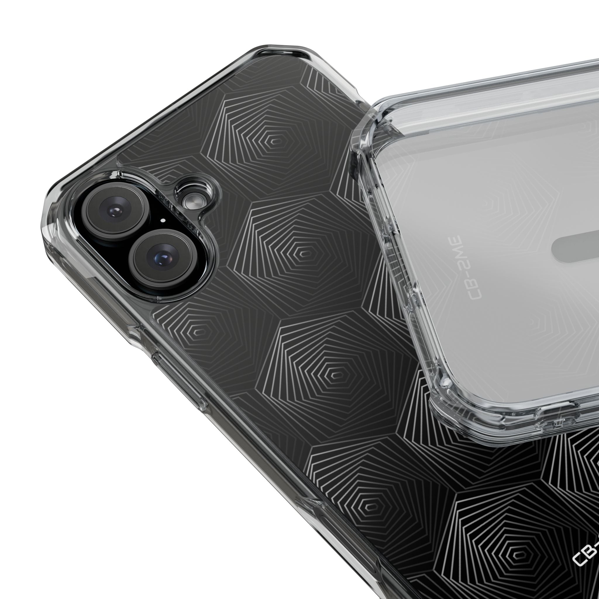 Geometric Spiral Illusion iPhone Case - Impact