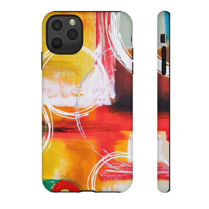 Abstract Yellow - Protective Phone Case