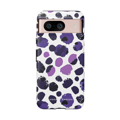 Purple Inkblots Google Pixel 8 - Tough Phone Case