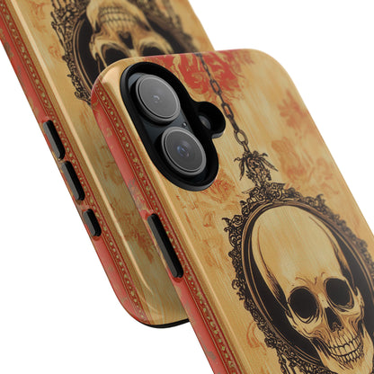 Gothic Skull iPhone 16 Plus Case - Tough