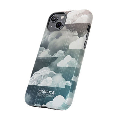 Silver Dream Clouds iPhone 14 - Tough