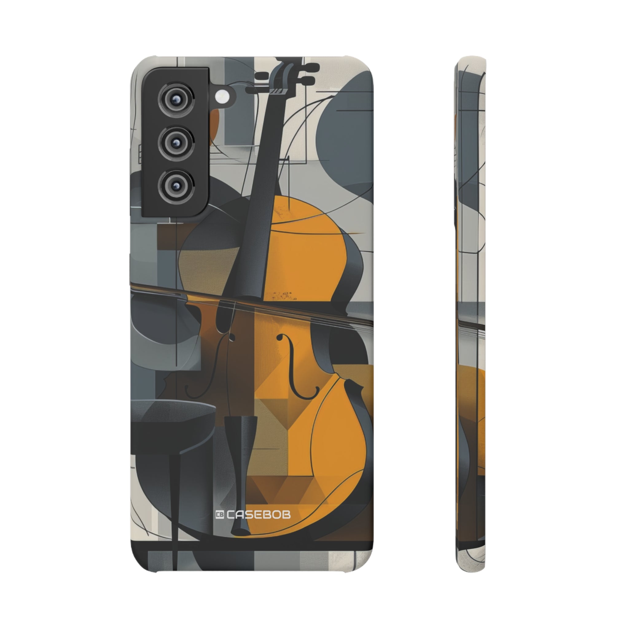 Cello Abstraction | Slim Phone Case for Samsung