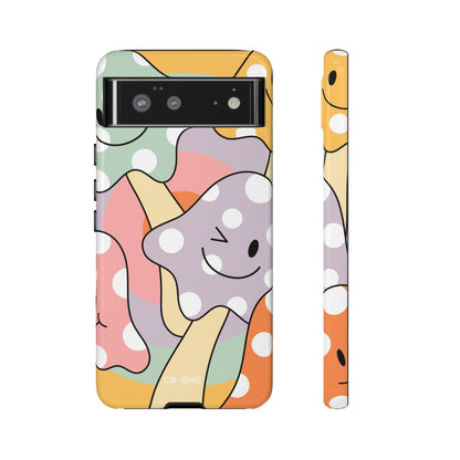 Playful Mushroom Friends - Google Pixel Case