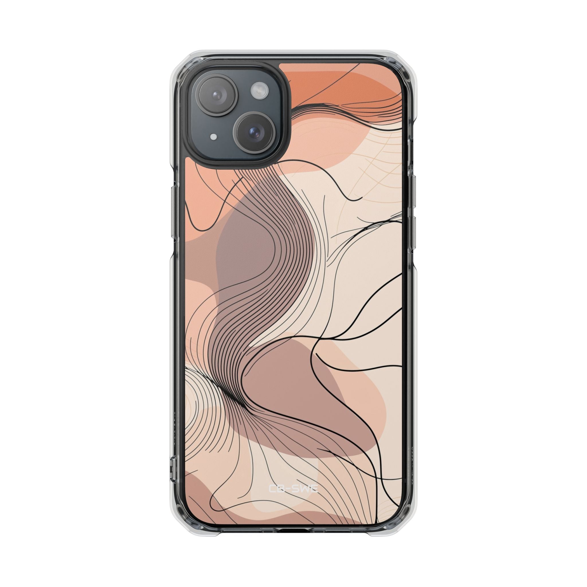 Gentle Waves Flow iPhone Case - Impact