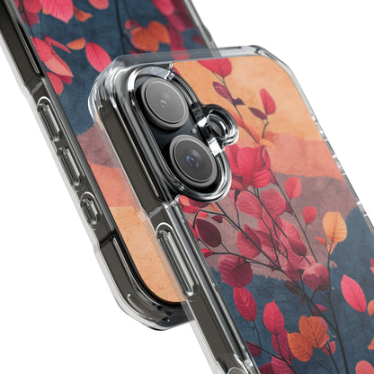 Vibrant Floral Harmony iPhone 16 - Clear Impact Phone Case