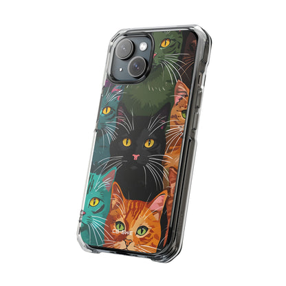 Colorful Cat Charisma iPhone Case - Impact