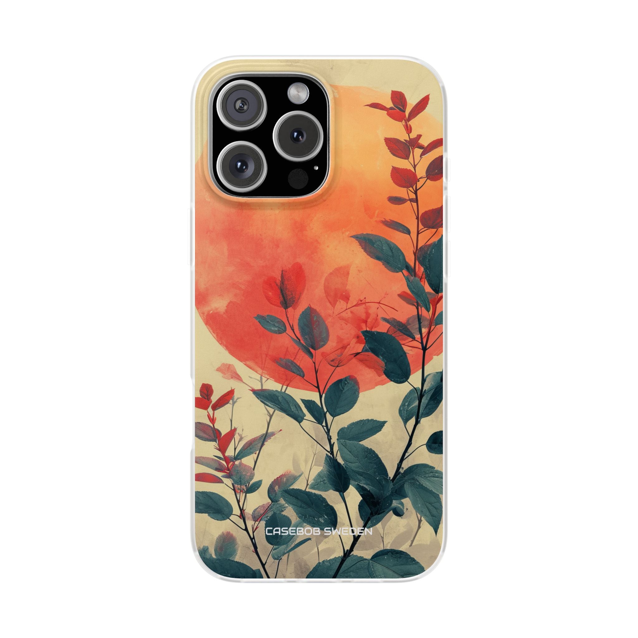 Orange Sun Harmony - Flexi iPhone 16 Phone Case