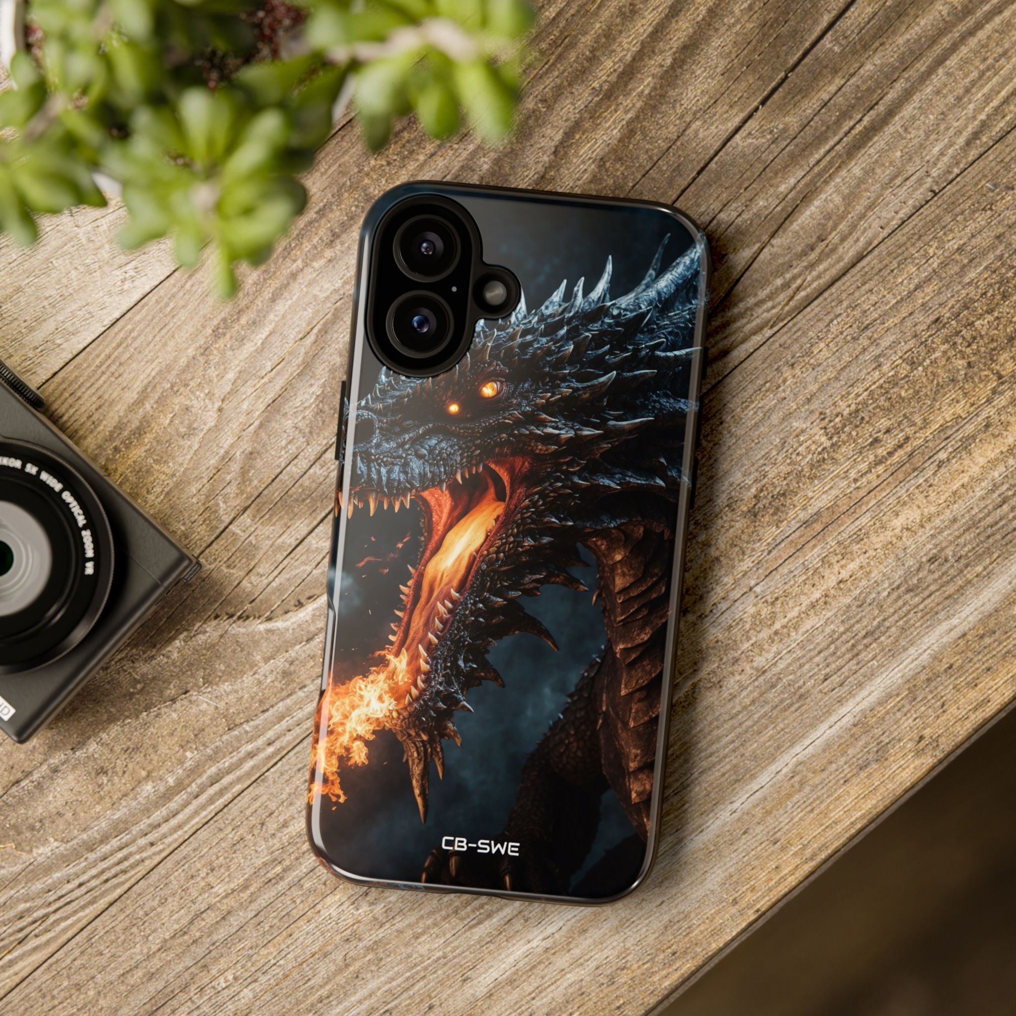 Fiery Breath Erupts - iPhone Case