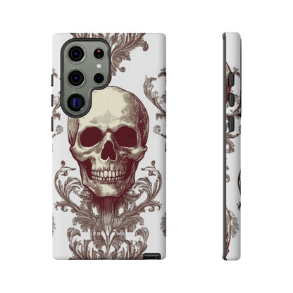 Gothic Skulls and Ornate Foliage Samsung S23 - Tough Phone Case