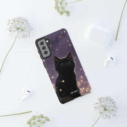 Whimsical Cat Soars - Samsung Case