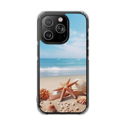 Shells Rest Beneath Waves iPhone Case - Impact