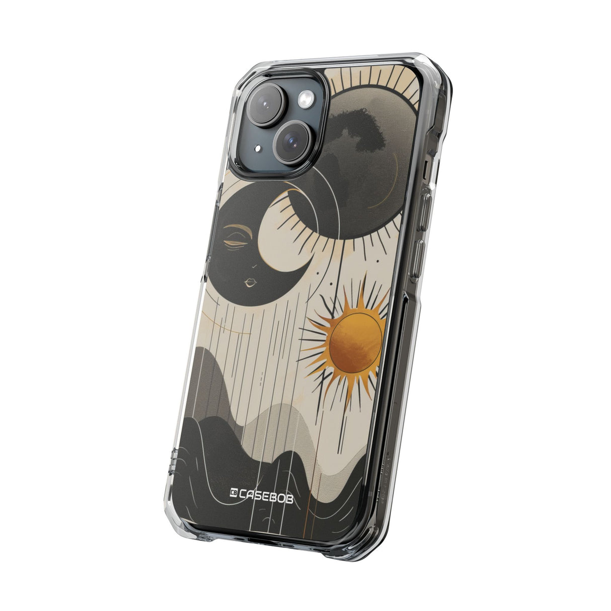 Celestial Harmony - Phone Case for iPhone (Clear Impact - Magnetic)