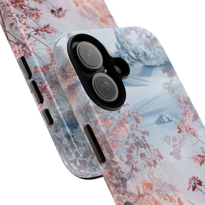 Floral Serenity Case - Tough iPhone 16 Phone Case