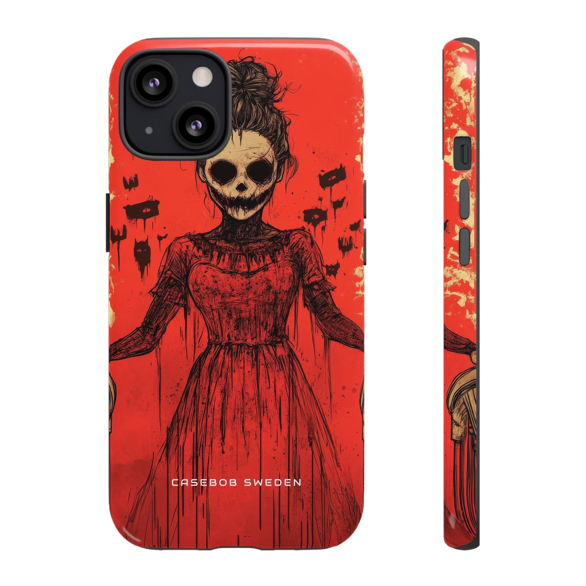 Haunting Scarlet Descent iPhone 13 - Tough Phone Case