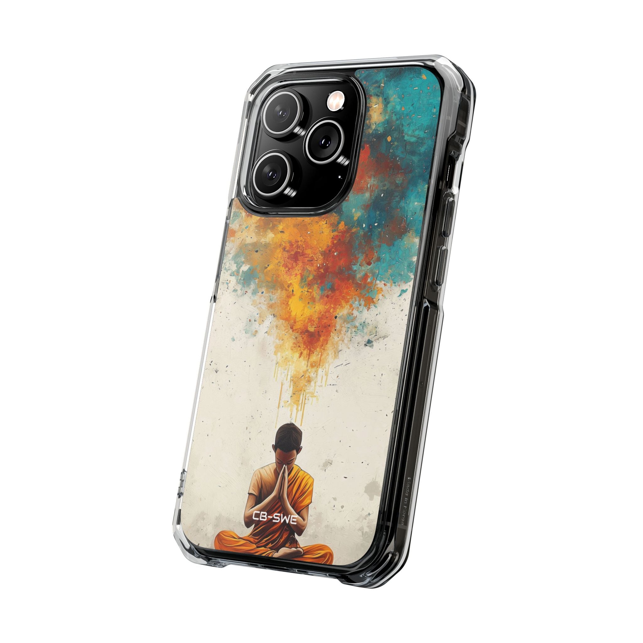 Monk Embracing Enlightenment iPhone Case - Impact
