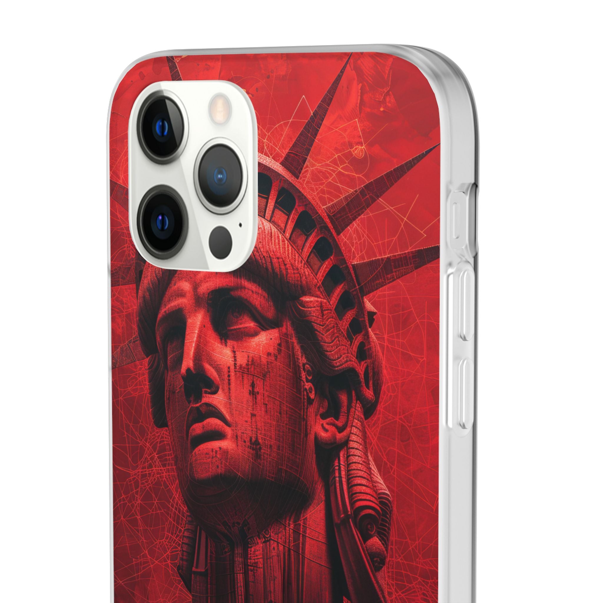 Red Liberty Revolution | Flexible Phone Case for iPhone